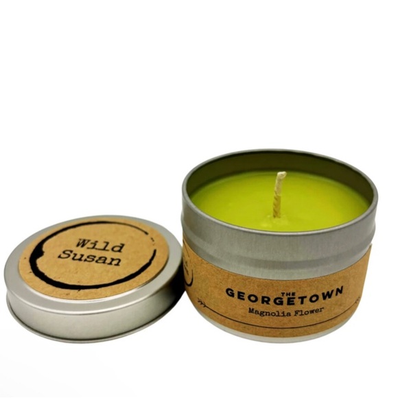 Candle Georgetown Soy -Magnolia Flower-Wild Susan NWT🔥🔥3 for $20 - Picture 2 of 2